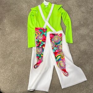 Kids Willy Wonka Oompa Loompa costume